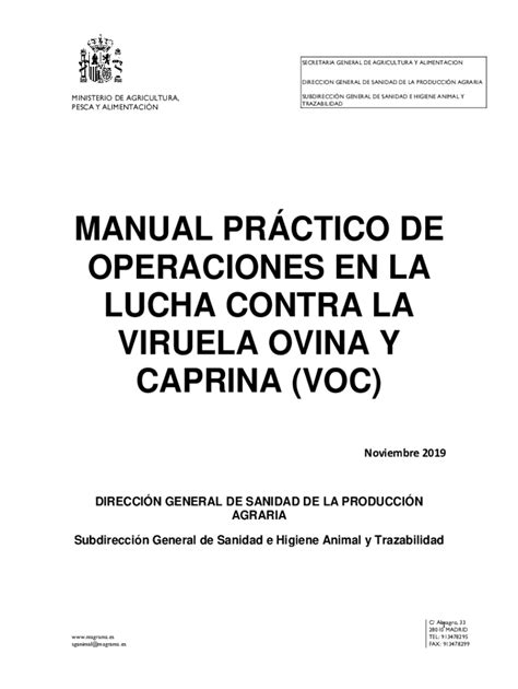 Fillable Online Direccin General De Sanidad De La Produccin Agraria Fax