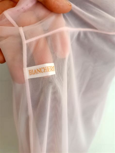 Vintage Italy S Brand New Set Peignoir Night Dress Lingerie Bridal Italy Rafined Light Pink