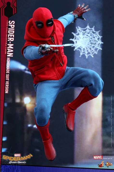 Hot Toys Spider Man Homecoming Homemade Suit Figure Pre Order Marvel Toy News