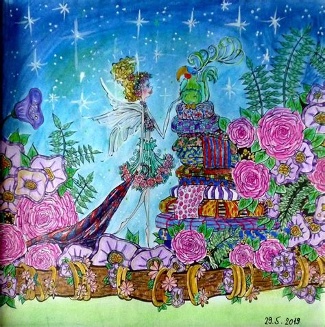 Fairies In Dreamland By Denyse Klette Coloring By Blahy Mermaid