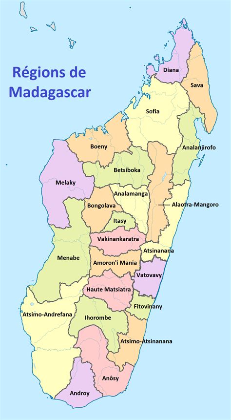 Quelles Sont Les Régions De Madagascar