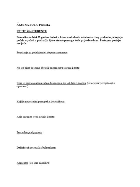 Dan Bol U Prsima Sy Thoracale Pdf