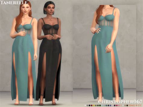 The Sims Resource Tanerelle Dress Christopher067