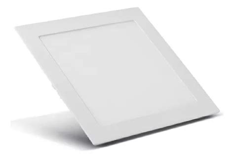 Kit Placa Led Cm Quadrada Embutir Teto W Luminaria Cor Branco