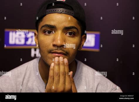 Nba Player Gary Harris Attends A Press Conference For The Shenyang
