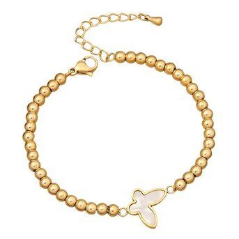 K Gold Plated Stainless Steel Hearts Bracelet Intensity Sku