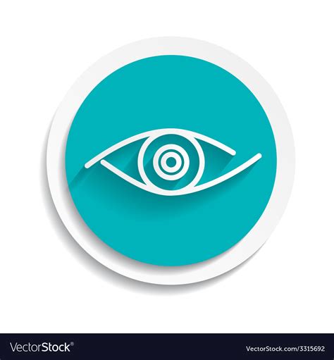 Eye icon look human vision symbol Royalty Free Vector Image