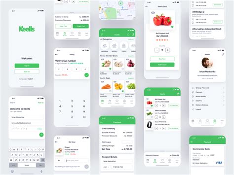 Groceries Shopping App by Ishan Madushka on Dribbble