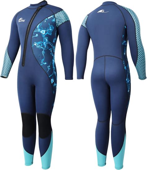 Mens Wetsuits Full Length Mm Neoprene Diving Suit With Front Zip Men