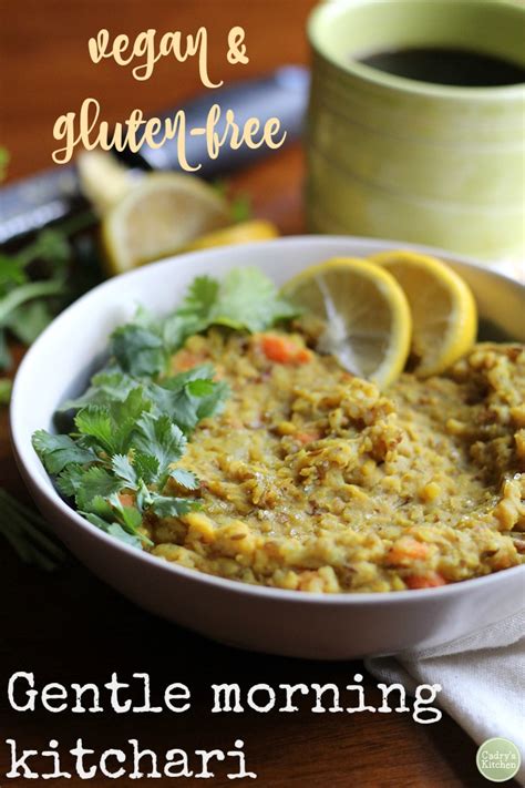 Gentle Morning Vegan Kitchari Power Plates Cadrys Kitchen