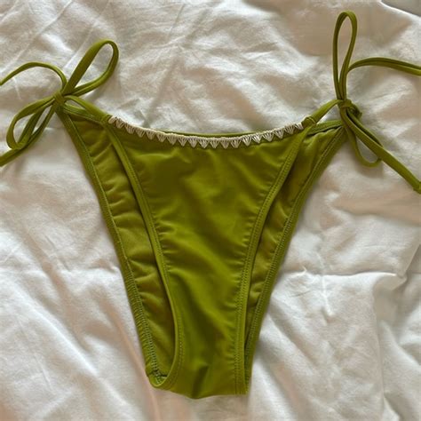 Wild Fable Swim Wild Fable Bikini Bottom Green Xs Poshmark