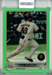 ミントモール MINT 池袋店 2022 Topps NPB Chrome 巨人 ウィーラー Base Green Parallel