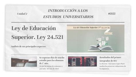 Ley De EducaciÓn Superior