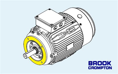Электродвигатель фланец B14