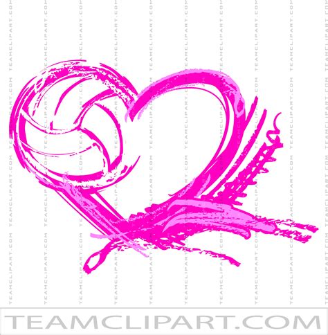 Pink Volleyball Logo | Quality Clipart Images | AI JPG EPS PNG