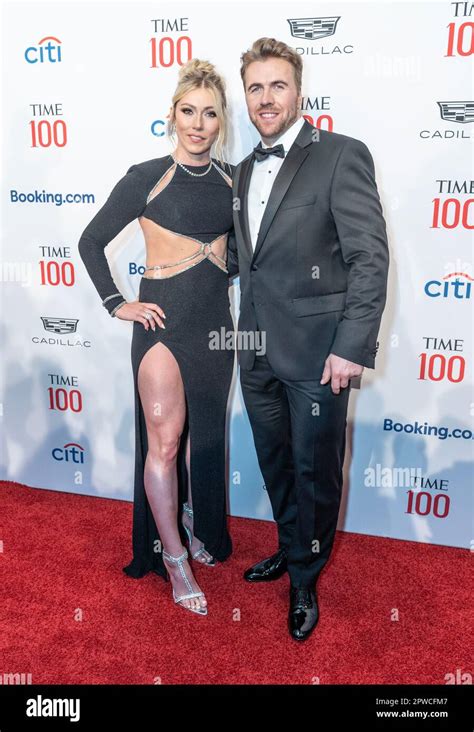 Mikaela Shiffrin and Aleksander Aamodt Kilde attend 2023 TIME100 Gala at Jazz at Lincoln Center ...