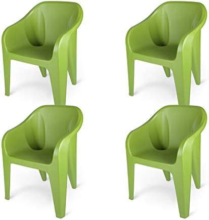 Supreme Futura Plastic Chairs For Home And Office Set Of Wenge