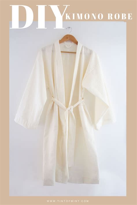 Camilla Kimono Robe Sewing Tutorial Tintofmintpatterns Artofit