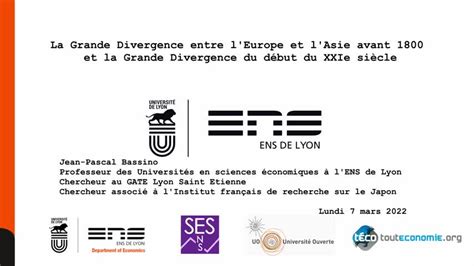 La Grande Divergence Entre L Europe Et L Asie Avant Et La Grande