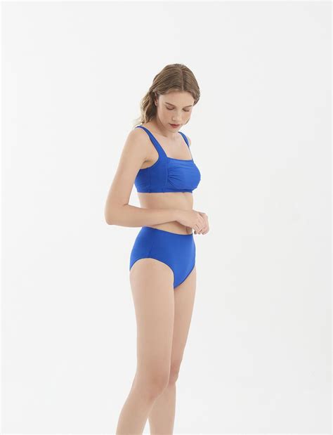 Mavi Y Ksek Bel Bikini Alt T H Marks Spencer