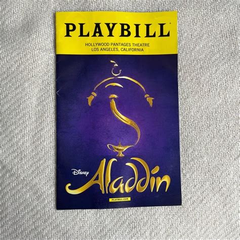 Disney Bags Official Broadway Disneys Aladdin Tote Bag Playbill