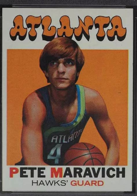 7 Pete Maravich Basketball Cards Basketball Photos Sports Hero