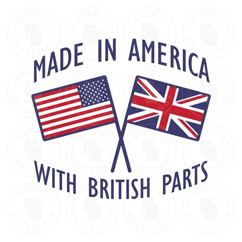 British And American Flag