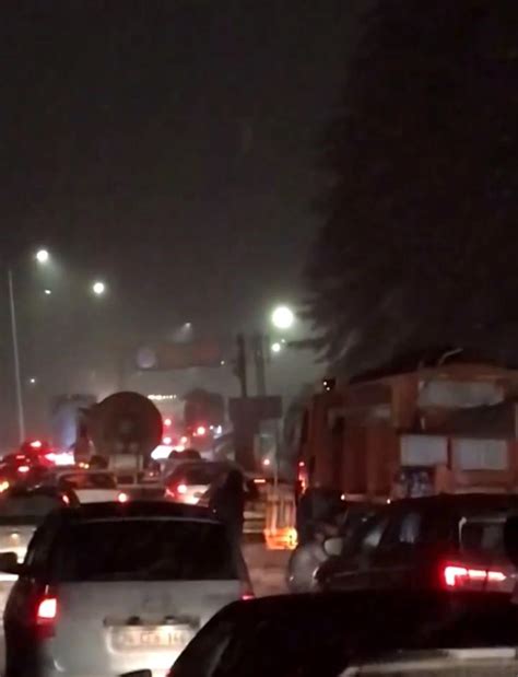 Kastamonu Çankırı karayolu 15 Temmuz İstiklal Tüneli nde kar yağışı ve