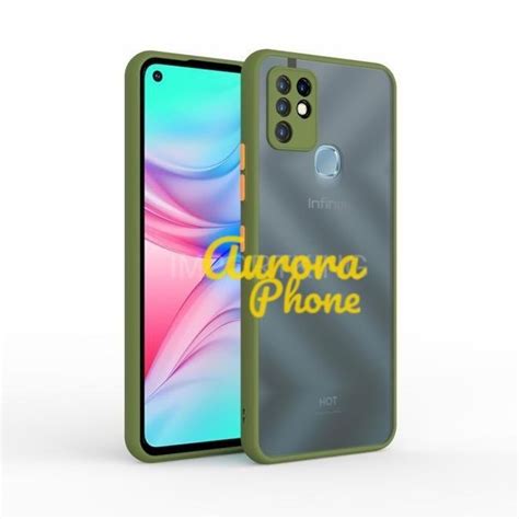 Jual CASE INFINIX HOT AERO FROSTED CAMERA PROTECT CASING INFINIX HOT BIRU INFINIX HOT