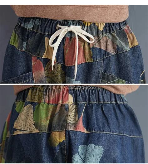 Джинсы-шаровары в стиле оверсайз на 100 кг, повседневные штаны с ...