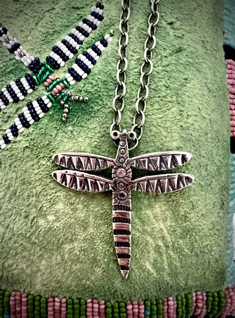 Lakota Dragonfly Necklace The Nambe Trading Post And The Museum Of