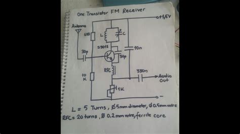 Single Transistor Fm Receiver Circuit Easy To Build Works Great Youtube