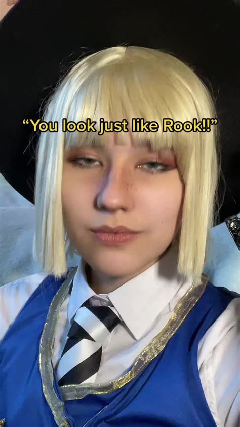 Cosplay Transformation Rook Hunt With Heavy Lidded Hooded Eyes Tiktok