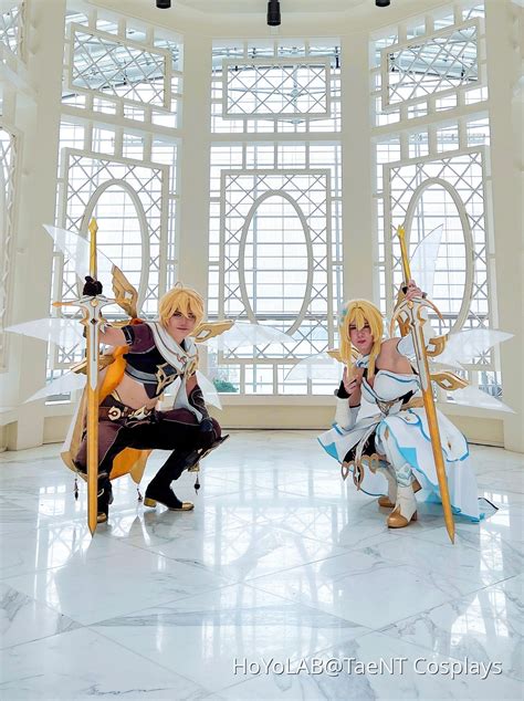 Lumine And Aether Cosplay Genshin Impact Hoyolab