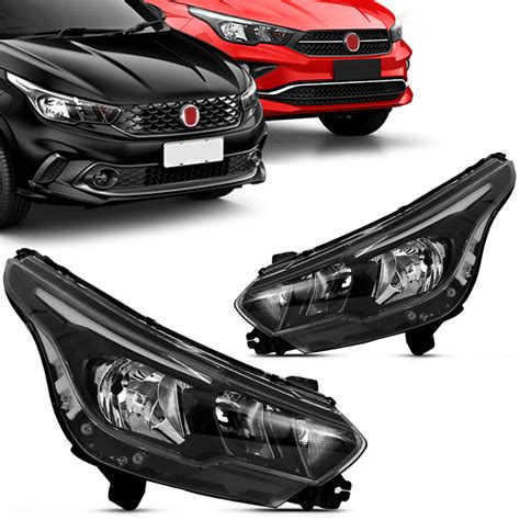 Farol Argo Cronos 2017 2018 2019 Manual Sem Led Tyc