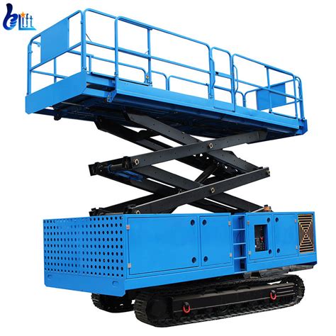 Portable Electric Construction Lifter Kg Hydraulic Crawler Scissor