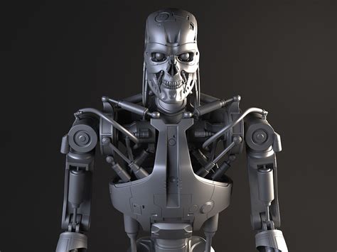 Terminator T Rigged D Model Max Obj Ds Fbx C D Lwo Lw Lws