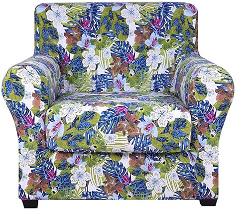 Hyha Printed Couch Chair Cover For Living Room Floral Pattern Sofa