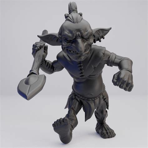 Hot Goblin ジャングルゴブリンD ミニチュア ホットゴブリン 槍使い