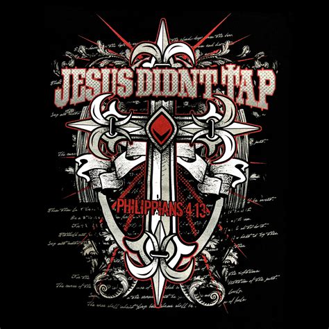 Victory Black Shirt Philippians Jesus Didn T Tap