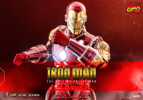 Hot Toys Cms D Marvel Comics Th Scale Iron Man Collectible Figure The Origins