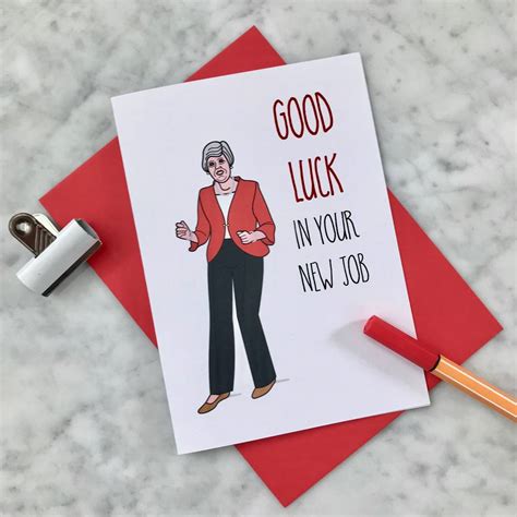 Good Luck On Your New Job Card Printable