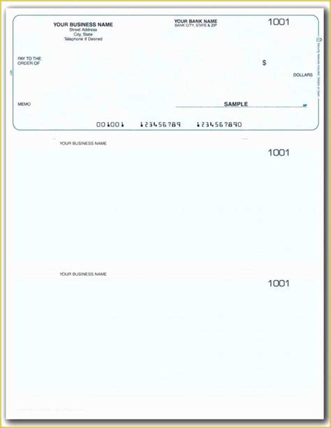 Free Check Stub Template Word Of Blank Payroll Checks Templates Pay