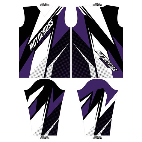 Print Ready Sublimation Motocross Long Sleeve Jersey Design