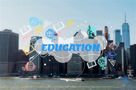Free Photo City Committed To Education Collage Concept