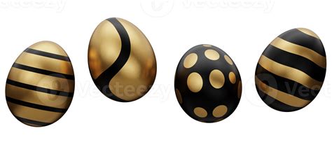 Gold Egg Falling Easter 3d Render Illustration 18243951 Png