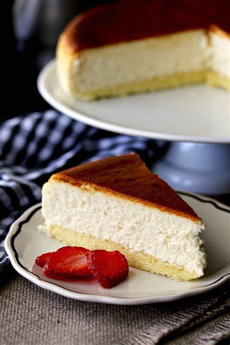 Traditional New York Style Cheesecake | Karen's Kitchen Stories