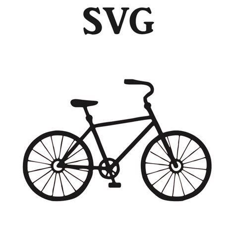 Bicycle Svg File Svg Files For Cricut Svg Files For Etsy