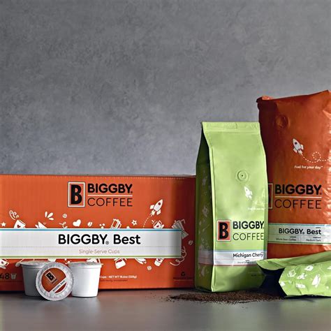 BIGGBY Café expreso en grano entero bolsa de 5 libras tostado oscuro