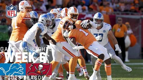 Detroit Lions vs. Tampa Bay Buccaneers | 2023 Week 6 Game Highlights ...